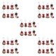 thumbnail image 1 of Adornos Colgantes De Bolas Monstrate 8 Piezas Feliz Navidad, 1 of 6