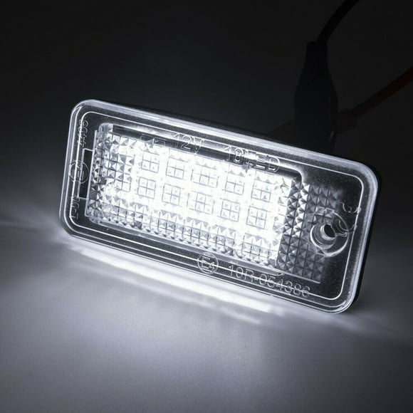 2xLED license plate lights for Audi A3/S3/A4/S4 B6/S4 B7/A6/C6 S6/A8/S8/Q7/RS4/RS6-