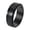 8MM Gold, variant on Men's Stainless Steel 6MM 8MM Carbon Fiber Inlay Rotatable Band Worry Wedding Rings 6MM Gold Size 9