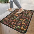 thumbnail image 4 of Colorful Mushroom Plant Brown Pattern Door Rugs,Washable Non Slip Door Mats Indoor,Decorative Door Mats,Entry Mat Indoor for Entrance,Bedroom,Kitchen,Bathroom,30"x17", 4 of 6