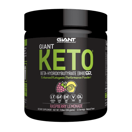 Giant Keto-Exogenous Ketone Supplement, 15 Servings, Raspberry Lemonade