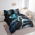 thumbnail image 3 of Castle Fairy Safari Wolves Bedding Comforter Set,Moutain Starry Sky King Bedding Sets, 3 of 8