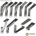 thumbnail image 4 of Ekena Millwork 2"W x 14"D x 5 1/4"H Embrey Steel Bracket, Antiqued Warm Silver, 4 of 11