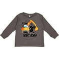 thumbnail image 3 of Inktastic Construction Truck It's My 3rd Birthday Boys or Girls Long Sleeve Toddler T-Shirt, 3 of 5