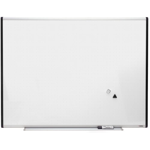 Lorell Dryerase Grid Lines Marker Board 48" (4 ft) Width x 36