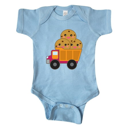 

Inktastic Cookie Lover Gifts Funny Truck Gift Baby Boy or Baby Girl Bodysuit