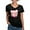 Black, variant on CafePress - Kawaii I Love Pigs Women's V Neck Dark T Shirt - Women's V-Neck Dark T-Shirt