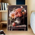 thumbnail image 4 of Paint by Numbers Kit for Adults Beginner, Tree Moon Easy DIY Oil Painting Kits Home Wall Decor 16x20 Inch (Without Frame),Pink Rose, 4 of 6