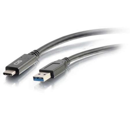 UPC: 0757120288312 | C2g 28831 3ft Usb 3.0 Usb-c To Usb-a Cable M/m – Black