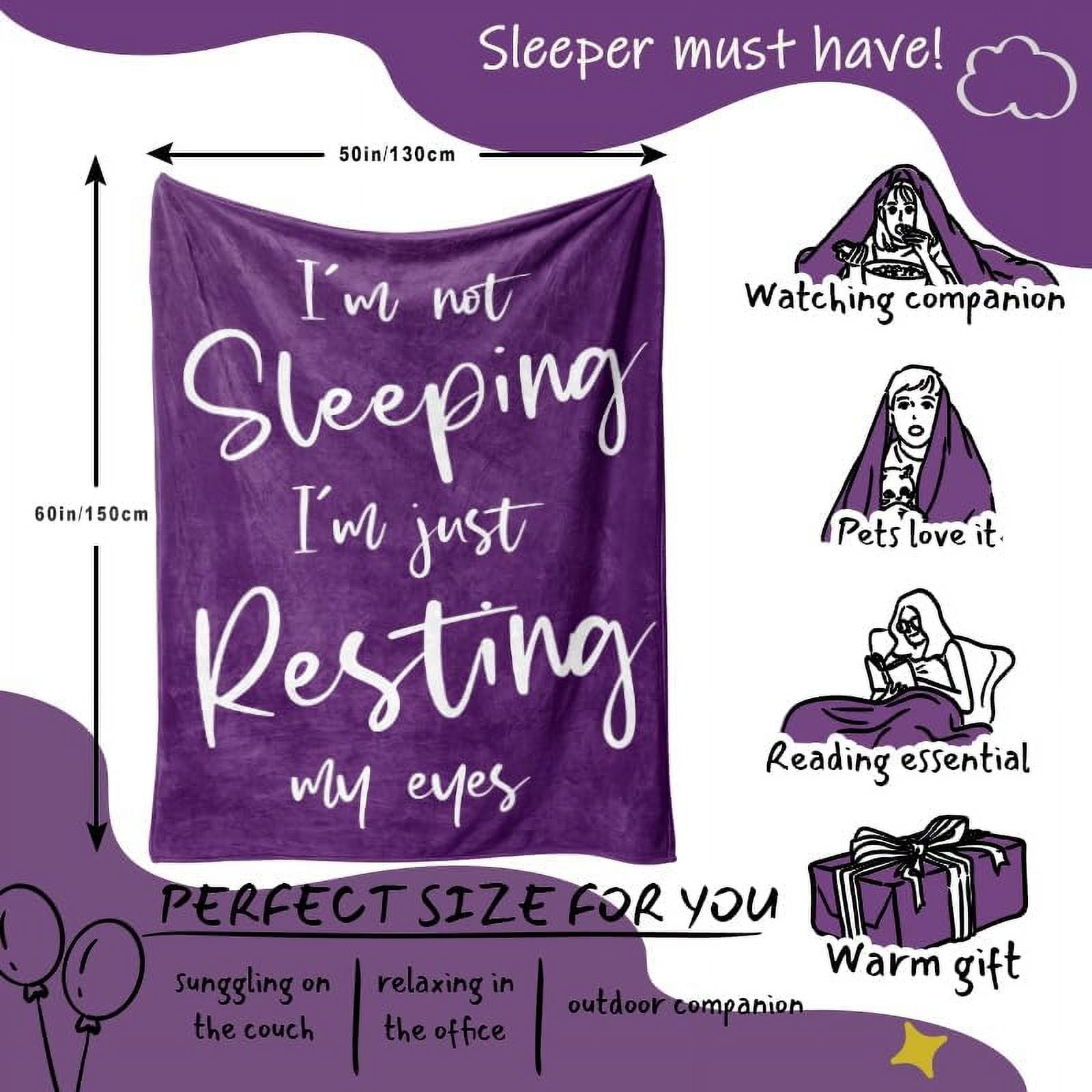 Birthday Gifts for Men, Dad, Husband Blanket, Fathers Gifts from Daughter Son-Gift for Grandpa Brother, Gag Gifts for Men Women