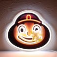thumbnail image 1 of Letrero de neón Pugna Mascot LED para decoración de pared para dormitorio, 1 of 6