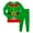 Green-b, variant on Toddler Christmas Pajamas Christmas Elf Pajamas Long Sleeve Crew Neck Sleepwaear Holiday Size 3-4 Years Boys Pajamas