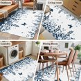 thumbnail image 5 of Hallway Runner Rugs 2.7x5 Ft, Blue Spring Botanical Non Slip Area Rugs for Kitchen Bedroom Entryway, Weeping Eucalyptus Butterfly Washable Carpet Runner Rug Floor Mats for Bedroom Home Decor, 5 of 8