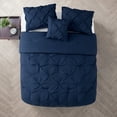 thumbnail image 3 of VCNY Home Carmen 4-Piece Navy Solid Comforter Set, King, Adult, Unisex, 3 of 8