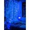 thumbnail image 4 of 300 LED Fairy Curtain Lights, 9.8ft x 9.8ft Curtain String Lights, USB Plug in 8 Lighting Modes LED Christmas String Hanging Lights with Remote for Bedroom Indoor Outdoor Weddings Party Xmas, 4 of 14