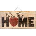 thumbnail image 1 of Highland Woodcrafters 12 "X6" Lattes de Bois Signe-Bénir Cette Maison, 1 of 2