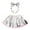 Silver, variant on SUXIAN Toddler Girl Skirts Carnival Gold Foil Tutu With Hairband Set Dance Party For Kids Girls Skirt Gold 5-8 Years