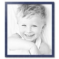 thumbnail image 2 of ArtToFrames 30" x 34" Navy Blue Picture Frame, 30x34 inch Blue Wood Poster Frame (WOM-4603),  Pack, 2 of 8