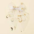 thumbnail image 3 of yunLXY Funny Halloween Headband Under $5 New Bow Baby Hair Clip Halloween Bat Clip Star Net Edge Clip Headpiece for Women One Size, 3 of 3