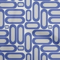 thumbnail image 1 of oneOone Polyester Spandex Blue Fabric Geometric Quilting Supplies Print Sewing Fabric By The Yard 56 Inch Wide, 1 of 4
