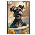 thumbnail image 2 of Miniature Schnauzer Dog Bathroom Decor - Funny Bathroom Decor Wall Art, Dog Bathroom Wall Art and Animal Poster, Dog Bathroom Signs and Funny Bathroom Art UNFRAMED, 2 of 6