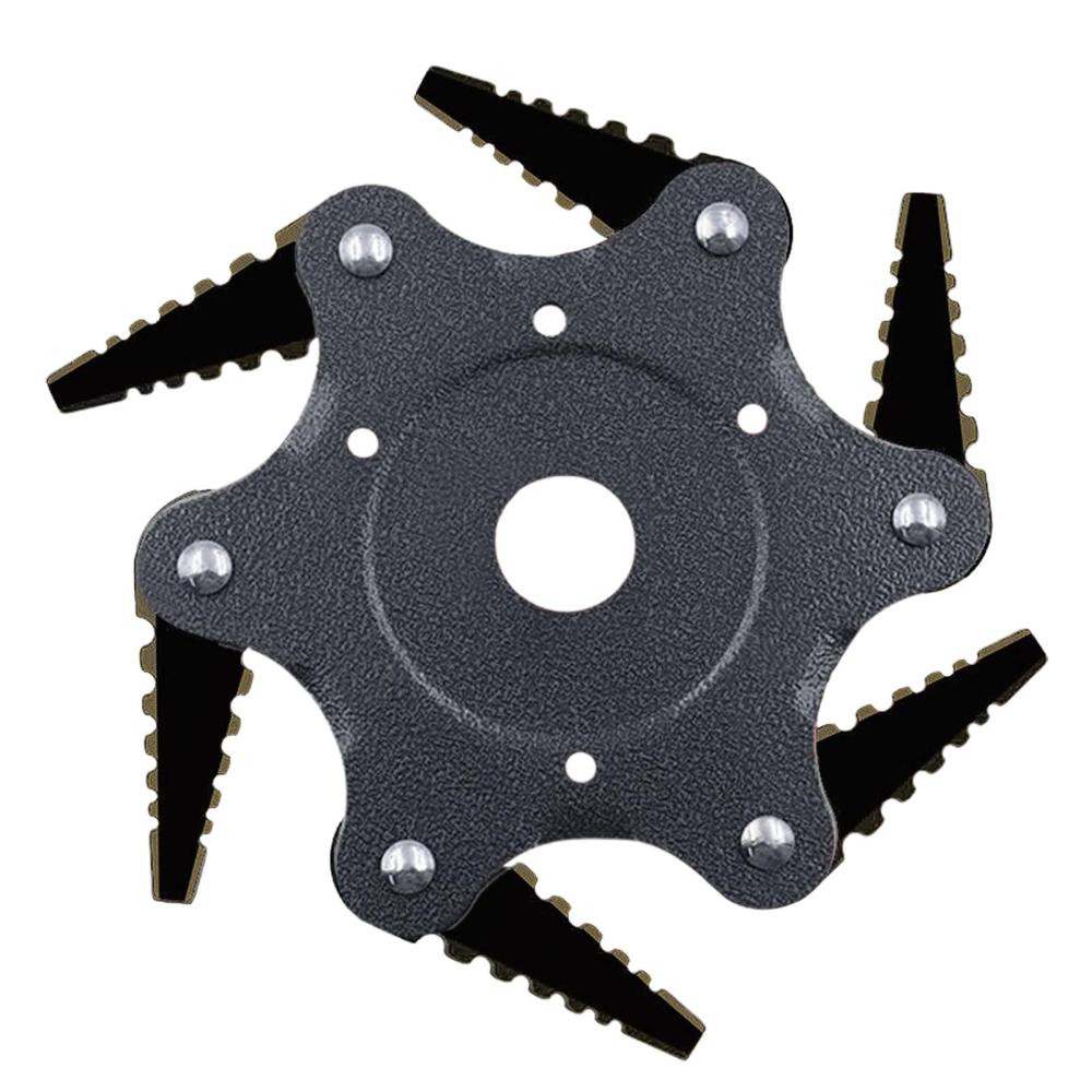 Steel Trimmer Head, 6 Steel Razors Trimmer Head, Universal Weed Eater