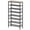 Greige + Black, variant on Nunsino Shoe Rack for Closet, Metal Shoe Organizer, 8 Tier Garage Shoe Rack Max Holds 40 Pairs,Shoe Storage shelf,Entryway, Black