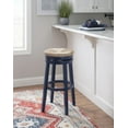 thumbnail image 2 of Larkin Barstool, Navy Blue, 2 of 7