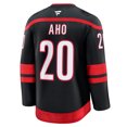 thumbnail image 3 of Men's Fanatics Sebastian Aho Black Carolina Hurricanes Home Premium Jersey, 3 of 6