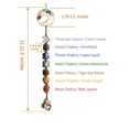 thumbnail image 2 of Tree of Life Chakra Stones Healing Crystals Feng Shui Hanging Ornament 7 Chakra Wall Ornaments Meditation Hanging Car Ornament Window Ornament for Home Decor Christmas Tree Decor, 2 of 5