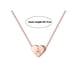 thumbnail image 3 of 26 Initial Heart Shape Alphabet Collar para Mujeres Collares de Acero Inoxidable para Mujeres A Z 26 Alphabet Initial Collares de Oro Rosa para Mujeres Niñas, 3 of 5