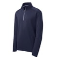 thumbnail image 5 of Sport Tek Adult Male Men Textured Long Sleeves Pullover True Navy X-Large, 5 of 6