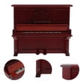 thumbnail image 3 of KAKOWELY Mini piano de madera para decoración de casa de muñecas con forma de piano de simulación, 3 of 5