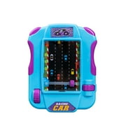 Lekihaqq 1 Packs Portable Racing Simulator Handheld Game Console Interactive Driving Challenge Motion Control Educational Travel Car Toy