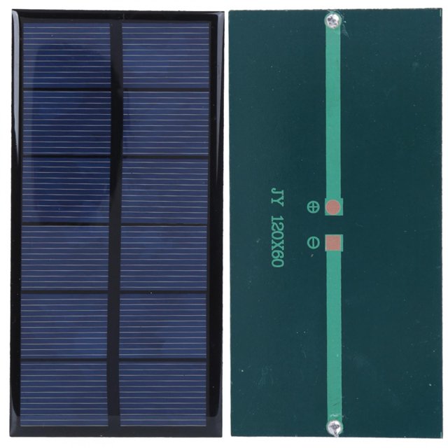 1W 3V Solar Panel Outdoor, Lightweight Solar Cell Panel, Solar Stree Tree For Solar Garden Light Household Light System Small Power Electrical Appliances