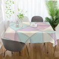 thumbnail image 3 of Yayeee Tablecloths 60" x 108" Rectangle Wrinkle Resistant Party Table Cover, Purple Geometric, 3 of 8