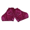 thumbnail image 3 of Hockey Figure Skate Covers Guards - Soft Cloth - Protects From Rusting And Chipping Accessories - Select Sizes & Colors , Rose Red, L L, 3 of 9
