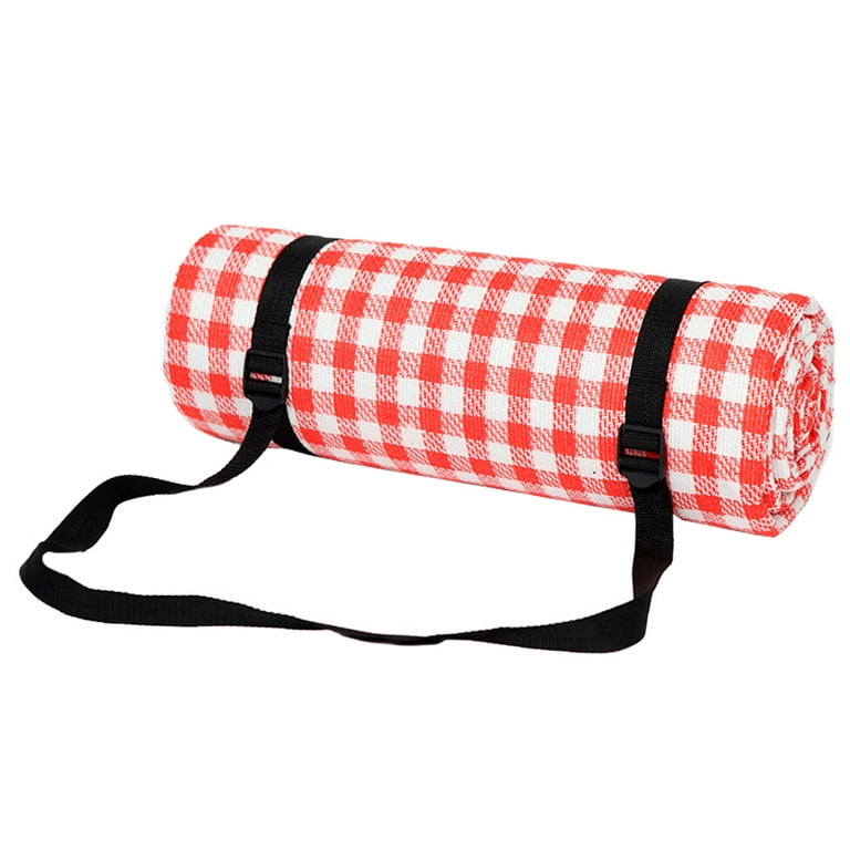 Waterproof Picnic Blanket, Washable Outdoor Blanket with Sherpa Lining,  Large Camping Blanket 150 x 200cm/ 59 x 79 Inches Windproof, Thick, Padded