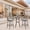gray, variant on Patio Bar Stools Set of 2, Outdoor Rattan Bar Chair , Patio Height Tall Outdoor Stools with Armrests ,Backrest, suitable Backyard, Garden, Pool, Balcony and Deck- blue