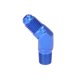 thumbnail image 5 of 45 Grados Codo 4AN a 1/8" NPT Macho Montaje Adaptador Conector Azul Unique Bargains adaptadores de inyección de combustible, 5 of 6