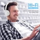 thumbnail image 3 of Auriculares Bluetooth orejeras de proteína de memoria suave y micrófono integrado para iPhone/teléfono Android/PC/TVBlanco Xemadio 223000-1, 3 of 7