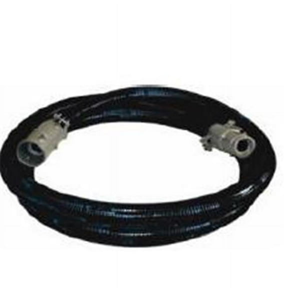 Black Heavy Duty Hose Guide With Flex - Metallic Liner Alum - 25 Ft