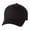 Black, variant on Yupoong Flexfit Wooly 6-Panel Twill Structured Cap, Style 6277C