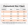 thumbnail image 7 of Fantaslook Womens Blouses Collared V Neck 3/4 Sleeve Shirts Business Casual Tops Work Blouse, 7 of 7