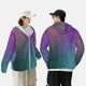 thumbnail image 4 of Balery vintage dark paint Sudadera ligera de manga larga con capucha y protección solar UPF 50+ para hombre y mujer, ideal para pesca y running-Medium, 4 of 7