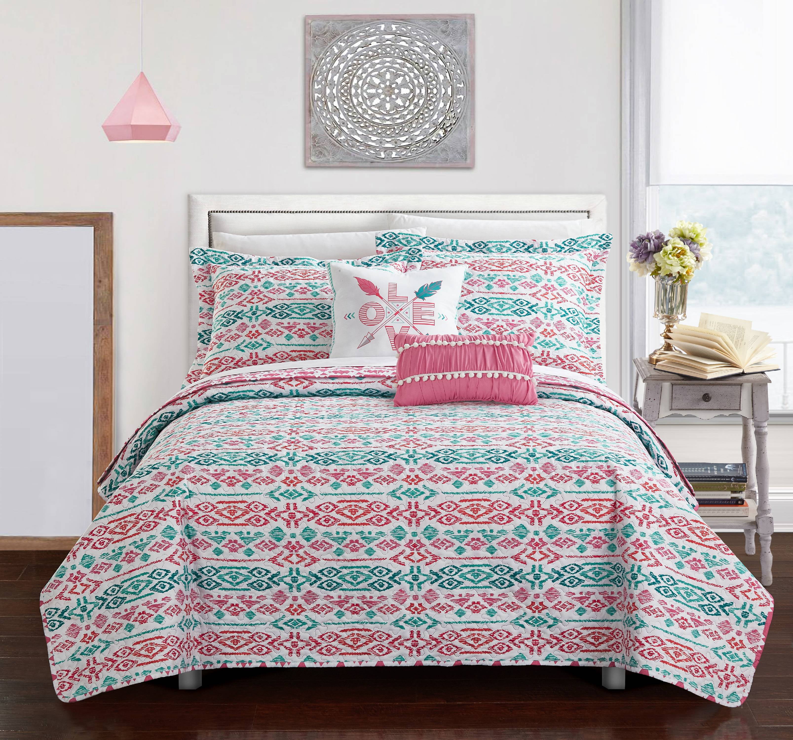 Chic Home Dai 7 Piece Reversible Bed in a Bag Quilt Cover Set