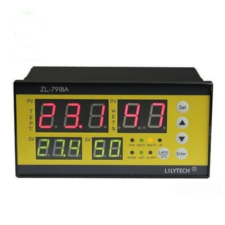 

Yabuy ZL-7918A Multifunctional Automatic Controller Automatic Incubator Temperature Humidity Controller XM-18