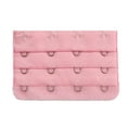 thumbnail image 1 of Maoww Extension Strap Bra Extenders Buckle 4 Hook Breathable Practical Accessories Adjustable Replacement 3 Rows Underwear shrimp red, 1 of 5