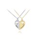 thumbnail image 1 of Collar de amistad Yashi para niñas colgante en Forma de corazón hueco dividido modelo 23366, 1 of 5