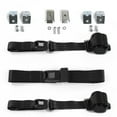 thumbnail image 1 of SafeTboy 680112 Chevy FS Blazer 1973-1991 Standard 2 Point Black Retractable Bench Seat Belt Kit with Bracketry - 3 Belts, 1 of 1